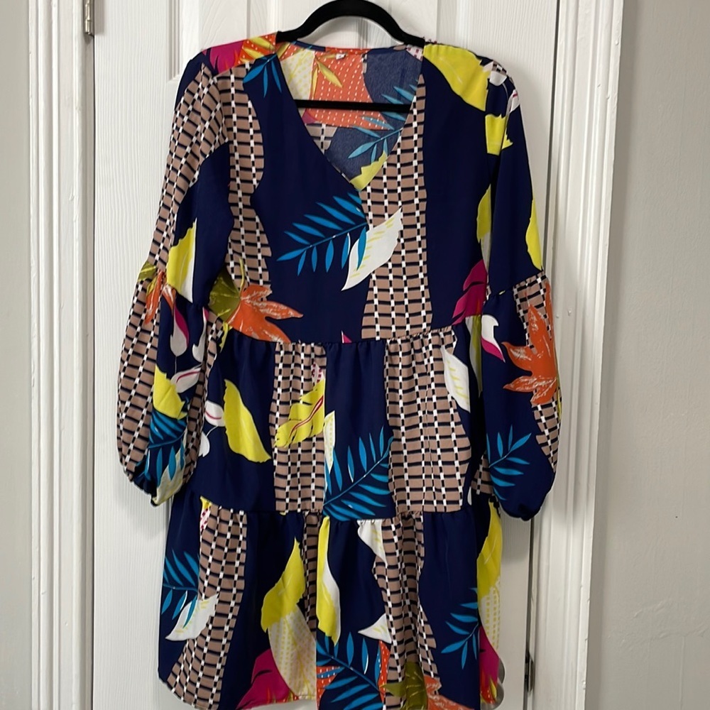 NWOT patterned dress